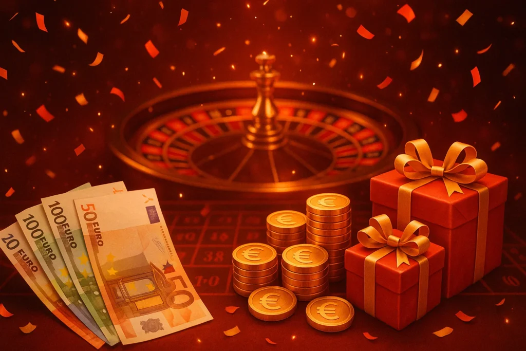Bonus di Benvenuto con monete d'oro - Pure Casino Italia
