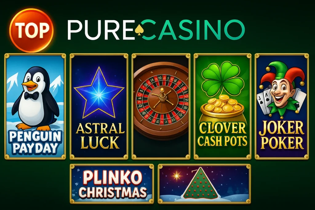I giochi più giocati del mese su Pure Casino Italia